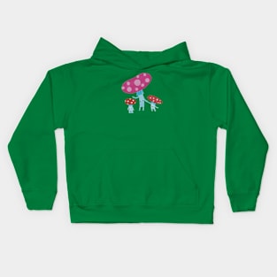 Mushroom Family Kids Hoodie